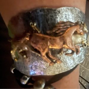 Rodeo horse bracelet